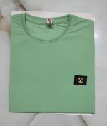 men’s cotton regular fit solid t shirt crew neck, short sleeves