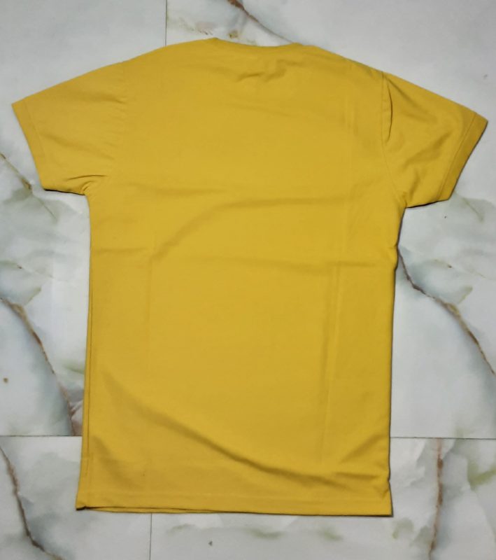 men’s cotton regular fit solid t shirt crew neck, short sleeves blue