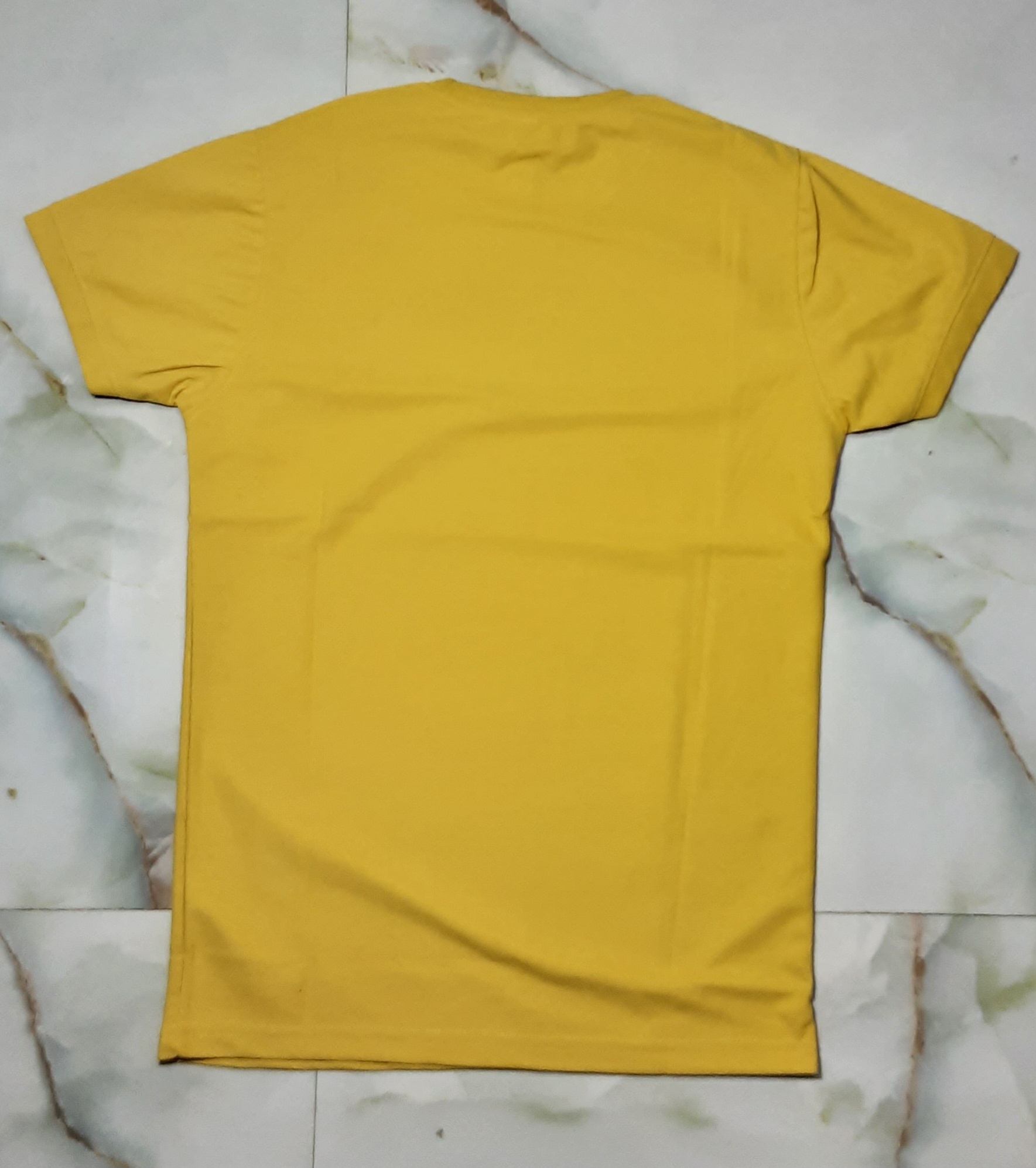 men’s cotton regular fit solid t shirt crew neck, short sleeves blue