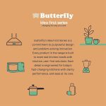 butterfly pestle pro blend mixer grinder | smoothie maker with 2 tinted inward locking jars | inbuilt ss base | 2 leaf & 4 leaf blades | easy sip & store lids | 400w