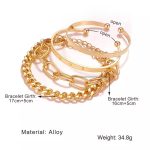 jewels galaxy jewellery for women stackable bracelet set