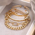 jewels galaxy jewellery for women stackable bracelet set