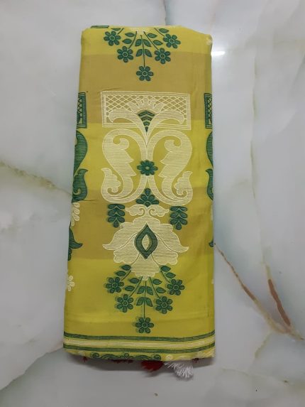 laptop printed saree cotton bland